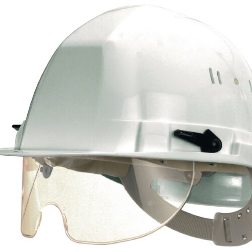 Casque de chantier Visiocéanic II RB40 + lunettes de protection – blanc