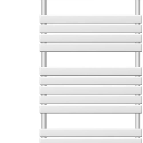 Sèche-serviette Alterna Concerto eau chaude soufflant 848w+1000w 1520/606 blanc mat