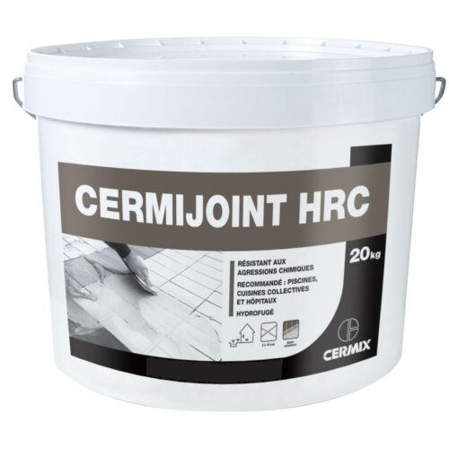 Mortier de jointoiement hautes performances Cermijoint HRC – gris clair – seau de 20 kg